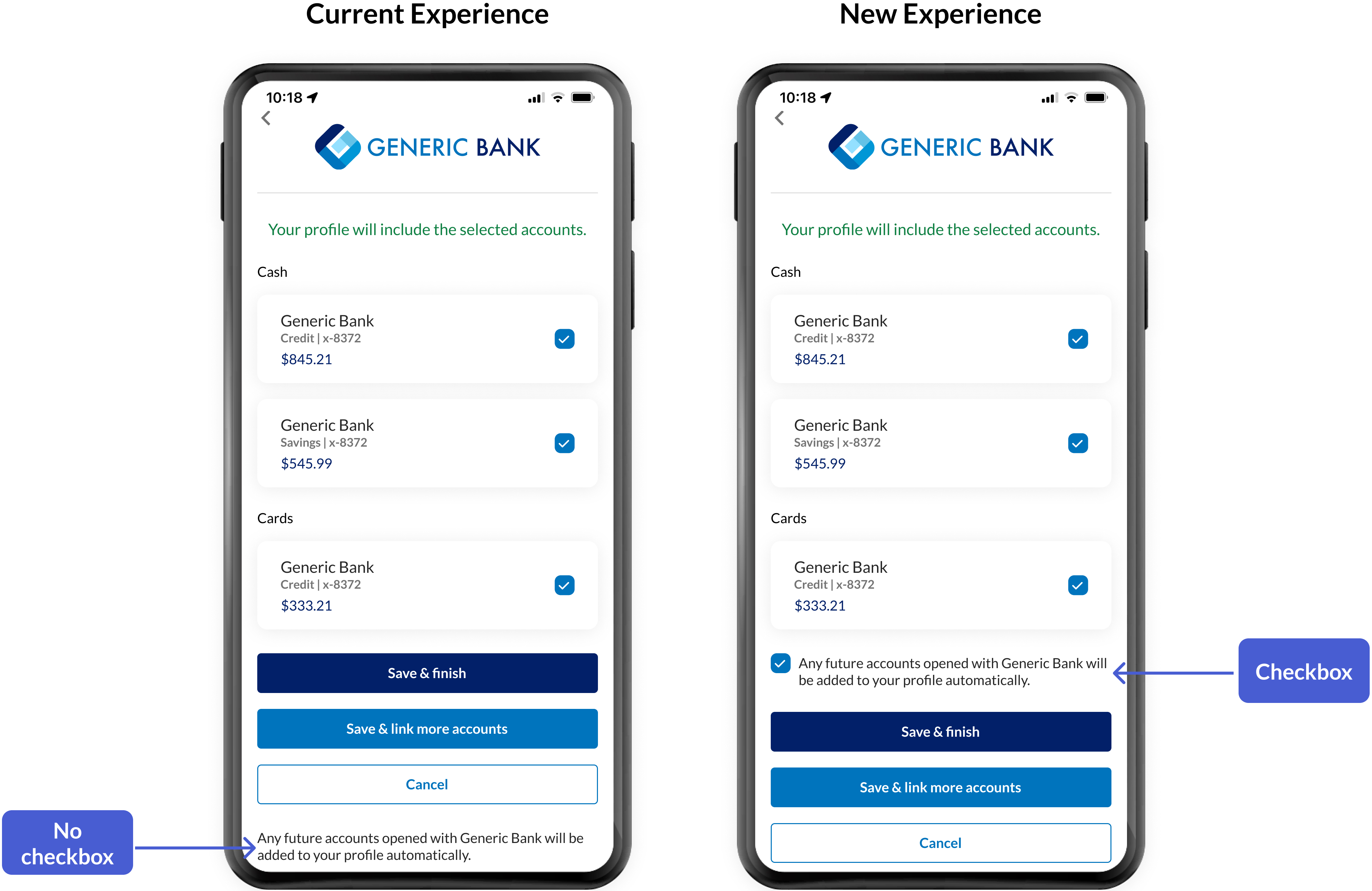 FastLink 4 - Account summary
